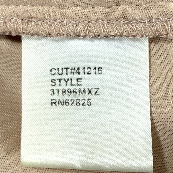 Tadashi Shoji Size 6 Nude Rose Sequin Lace Sheath Dress • Cocktail Formal Glam - Picture 10 of 15